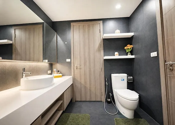 Luxury & Spacious 1 Bedroom - Asoke 公寓 *