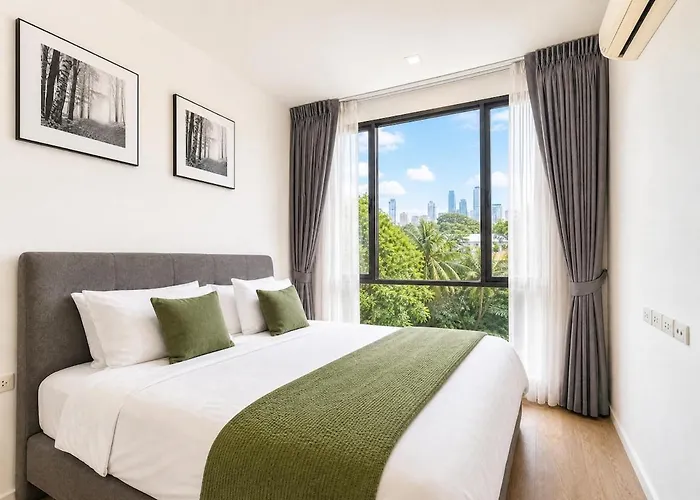 Luxury & Spacious 1 Bedroom - Asoke 公寓
