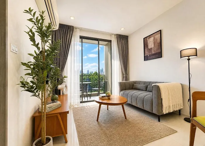 公寓 Luxury & Spacious 1 Bedroom - Asoke *