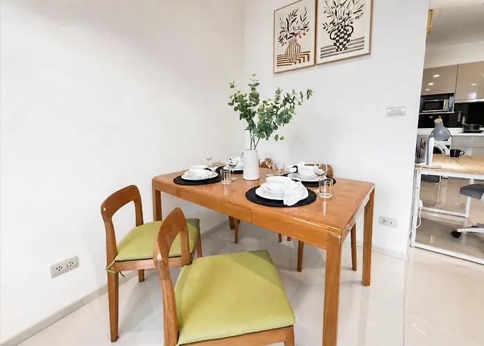 Luxury & Spacious 1 Bedroom - Asoke 公寓 曼谷