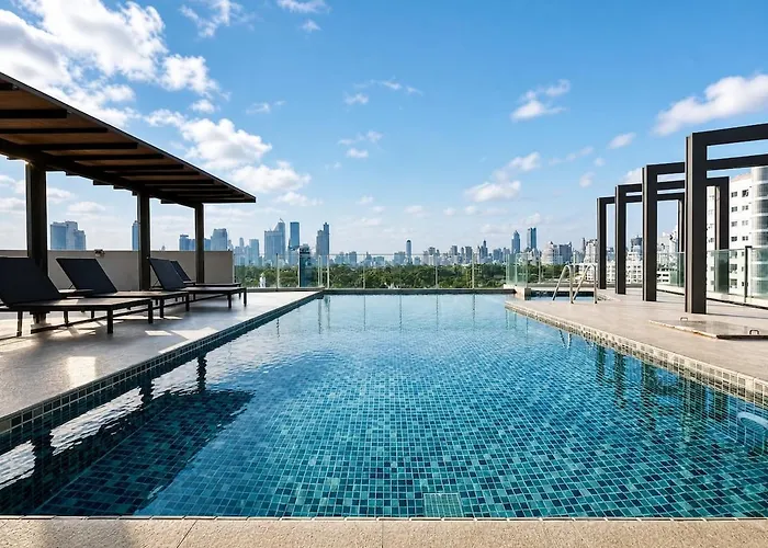 Luxury & Spacious 1 Bedroom - Asoke 公寓