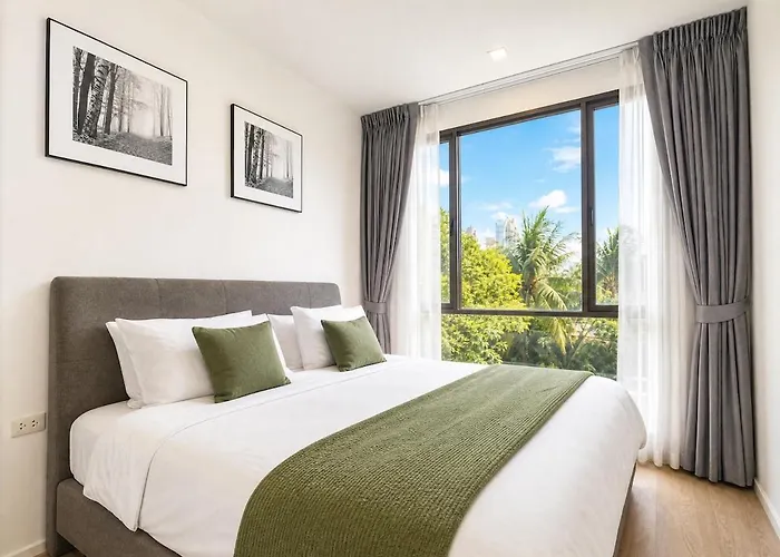 公寓 Luxury & Spacious 1 Bedroom - Asoke *